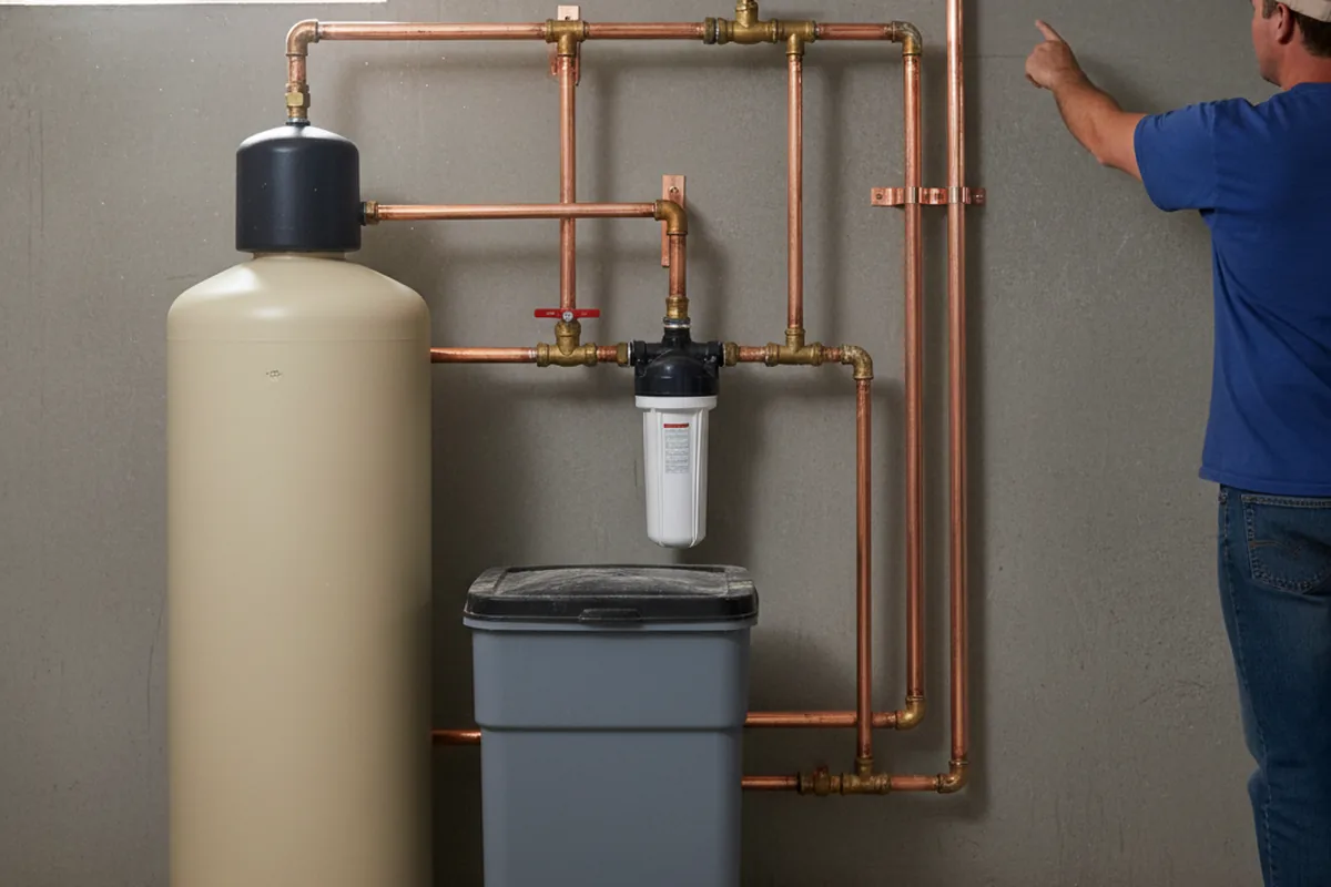 Whole-house water treatment system installed in Grover